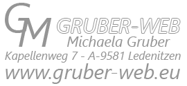 GRUBER-WEB - persönliches Service rund im Ihre Website